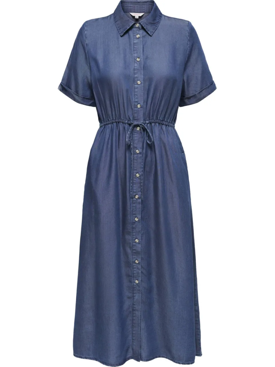 Only blousejurk dark blue denim, foto 2