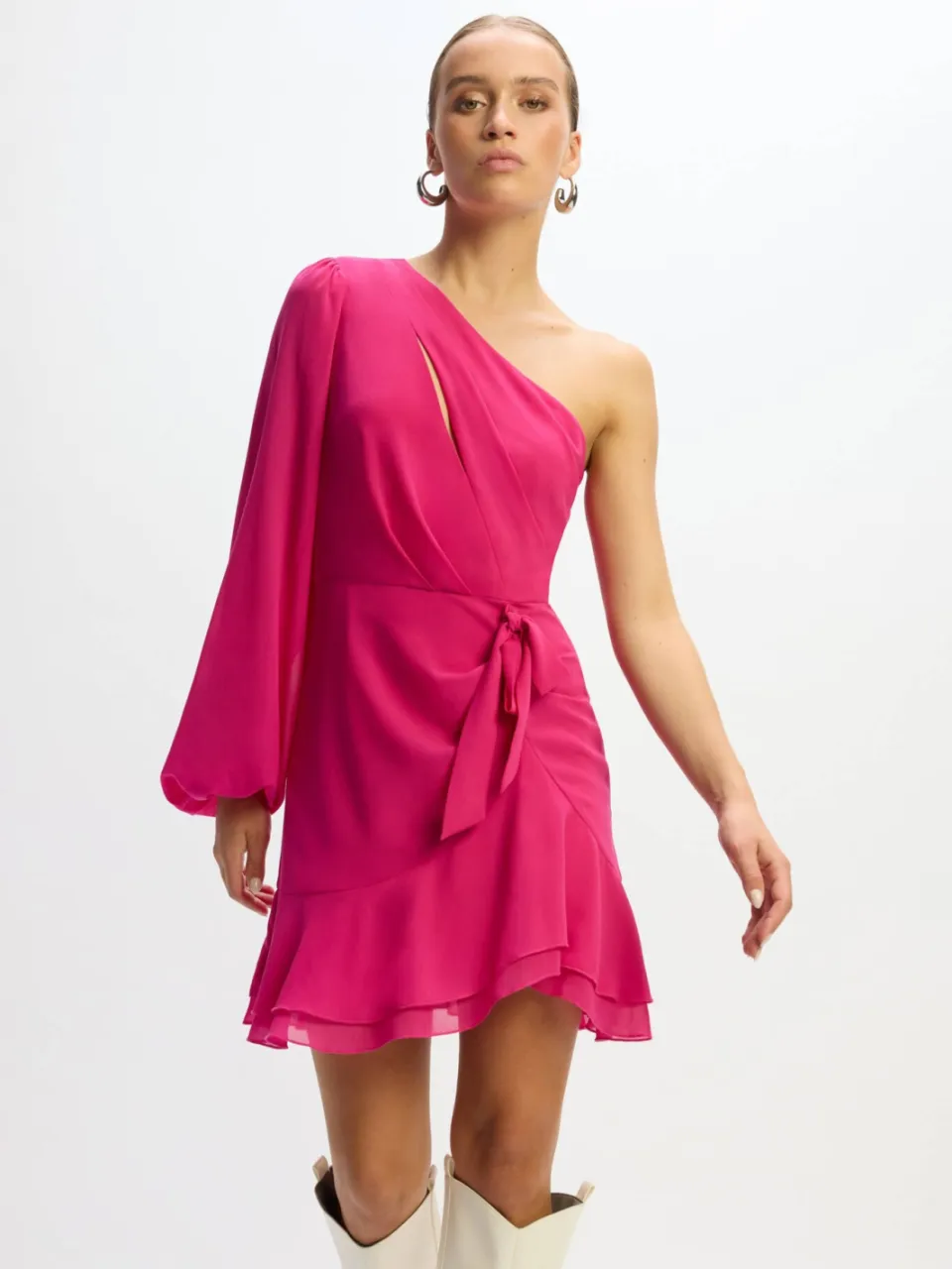 Refined Department korte jurk roze, foto 4