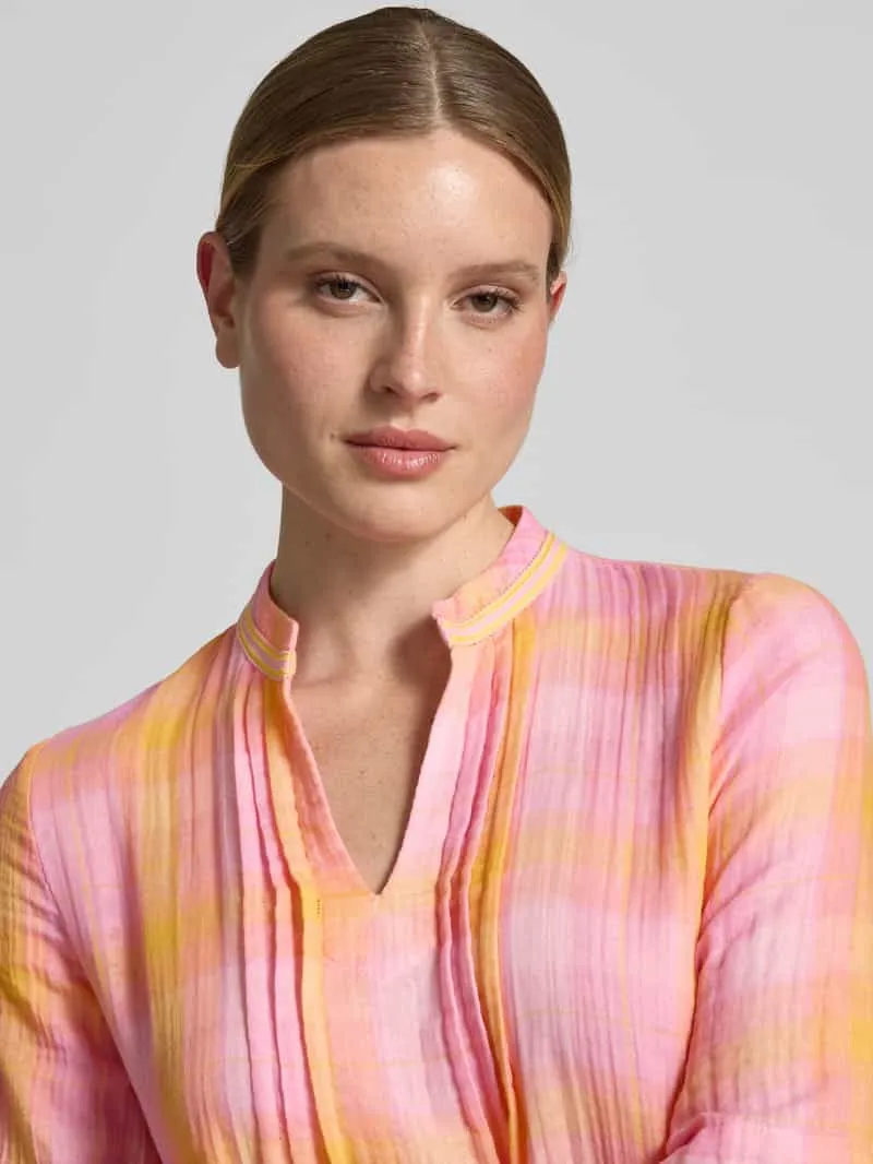 Emily Van den Bergh relaxed fit midi-jurk met tuniekkraag felroze, foto 5