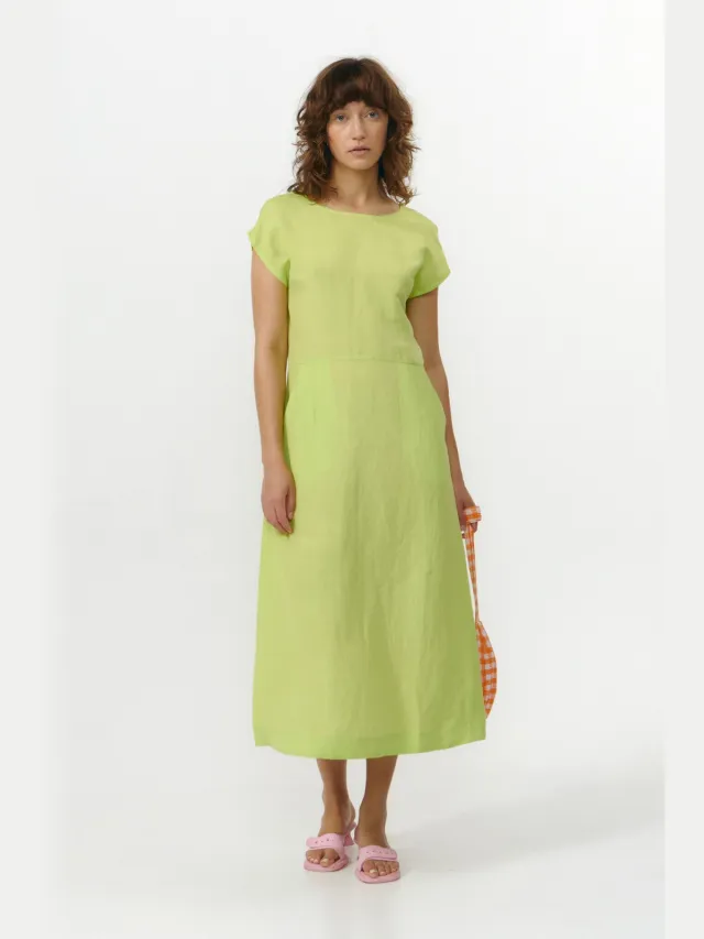 SUITE13LAB dames vegan Jurk Tinto Appelgroen Lichtgroen