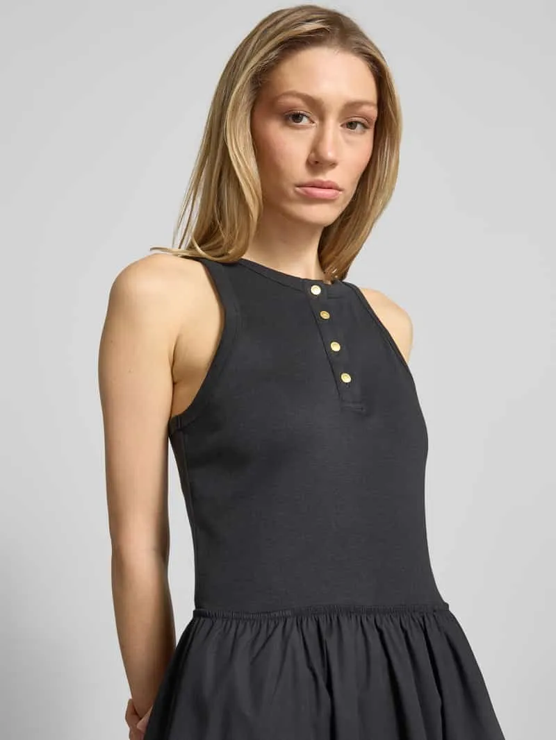 Tommy Hilfiger A-lijn vrijetijdsjurk van puur katoen zwart, foto 3