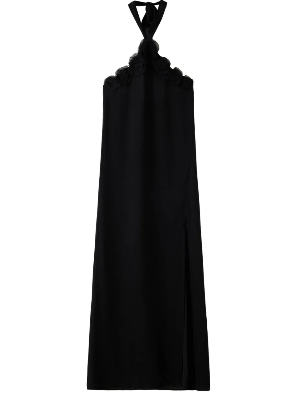 Mango midi halterjurk - zwart, foto 2