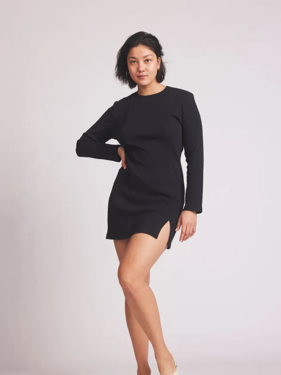 Baìge the Label dames vegan Jurk Brandi Zwart, foto 2