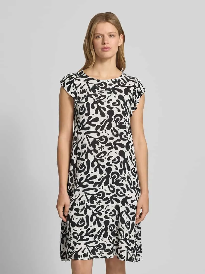 Pieces regular fit zomerjurk van zuivere viscose model 'BARRI' Zwart