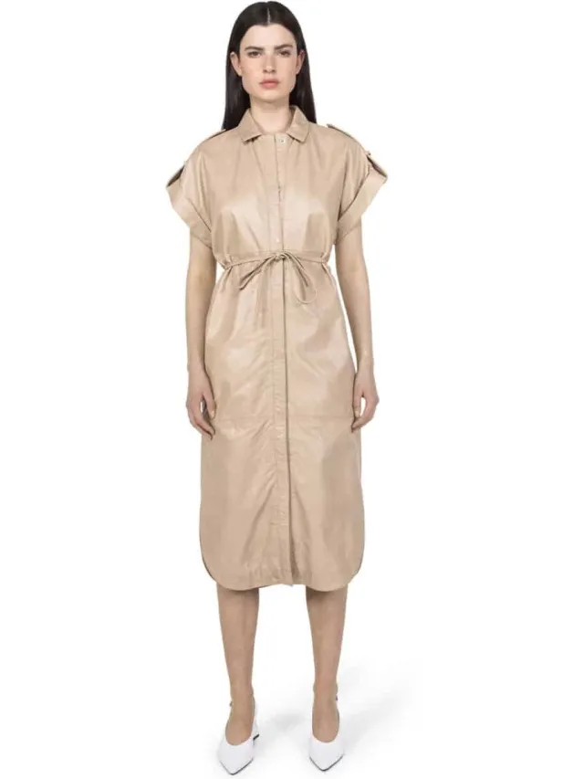 Goosecraft Goosegraft Avalanche dress beige latte