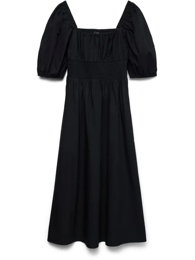 Vero Moda Curve Jurk VMCHIMMA Lange jurk Black 1