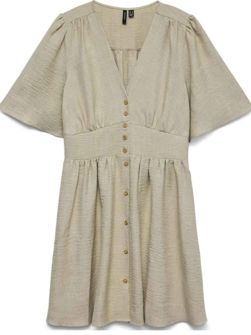 Vero Moda korte jurk taupe, foto 2