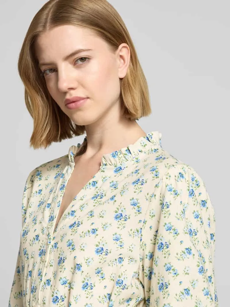 MSCH Copenhagen Knielange jurk van linnenmix model 'Solfried' offwhite, foto 5
