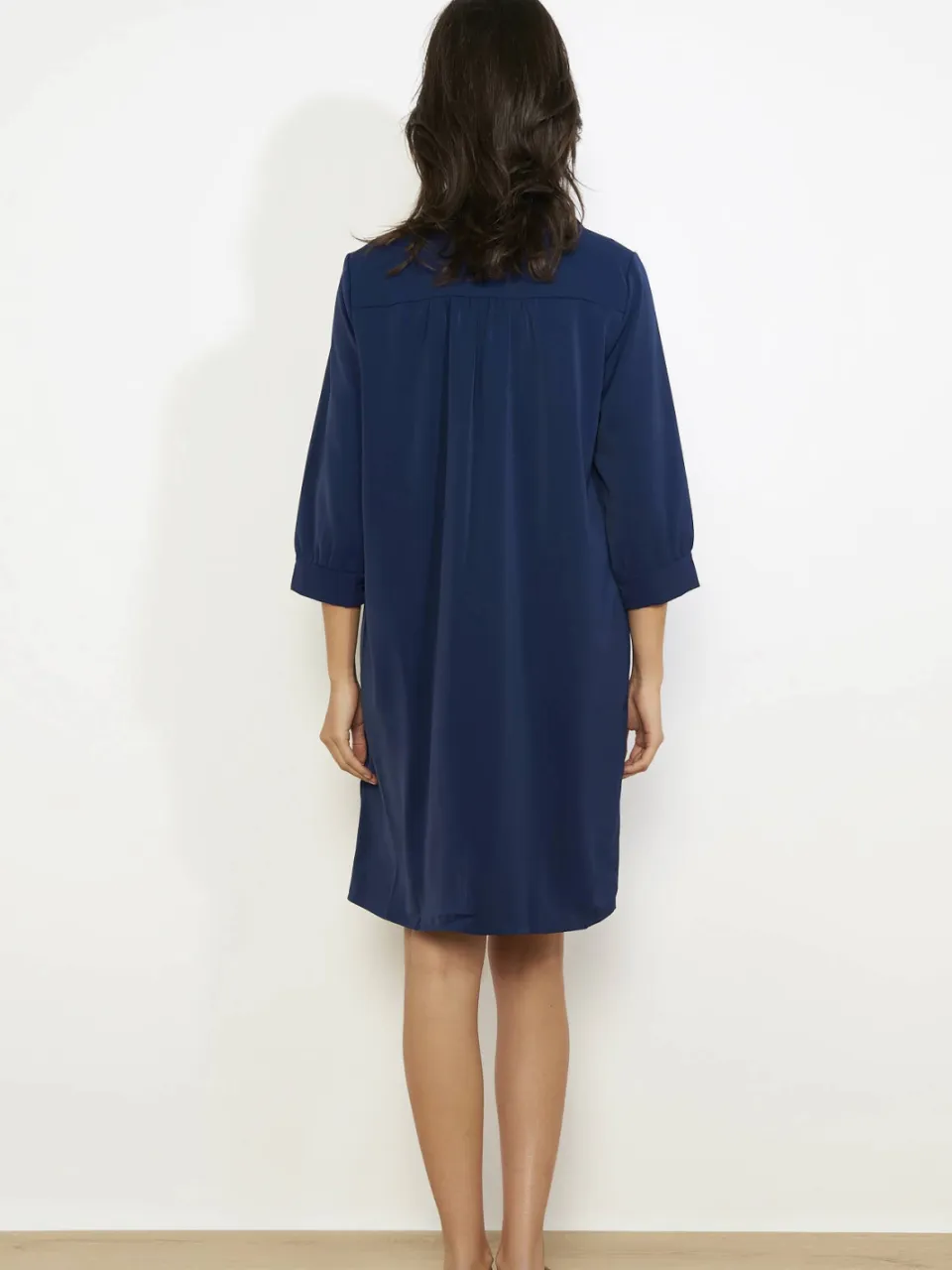 LOLALIZA blousejurk donkerblauw, foto 3