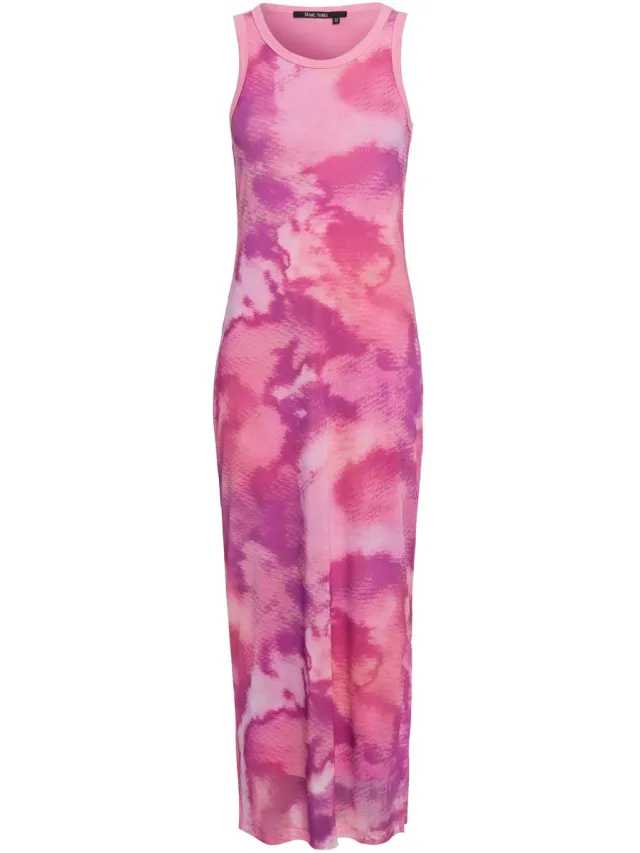 Marc Aurel roze maxi jurk