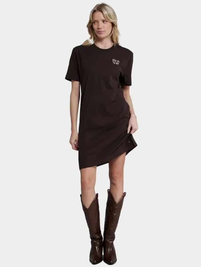 Pink Noir Nyx dress Donker Bruin