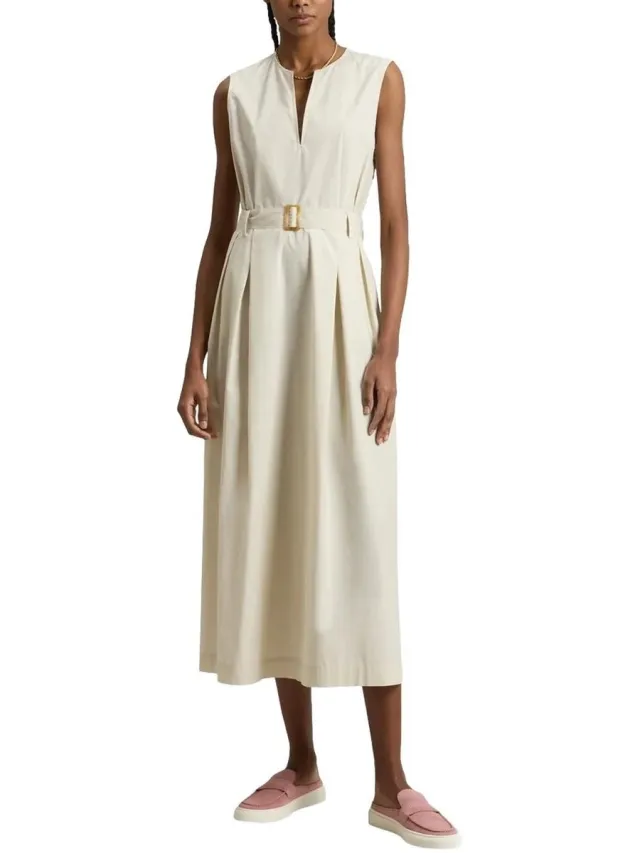 Woolrich Midi-jurken Woolrich cfwwdr0184frut3944-8640 Beige