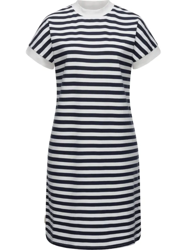 Ragwear Dames zomerjurk Katchi Stripes Navy