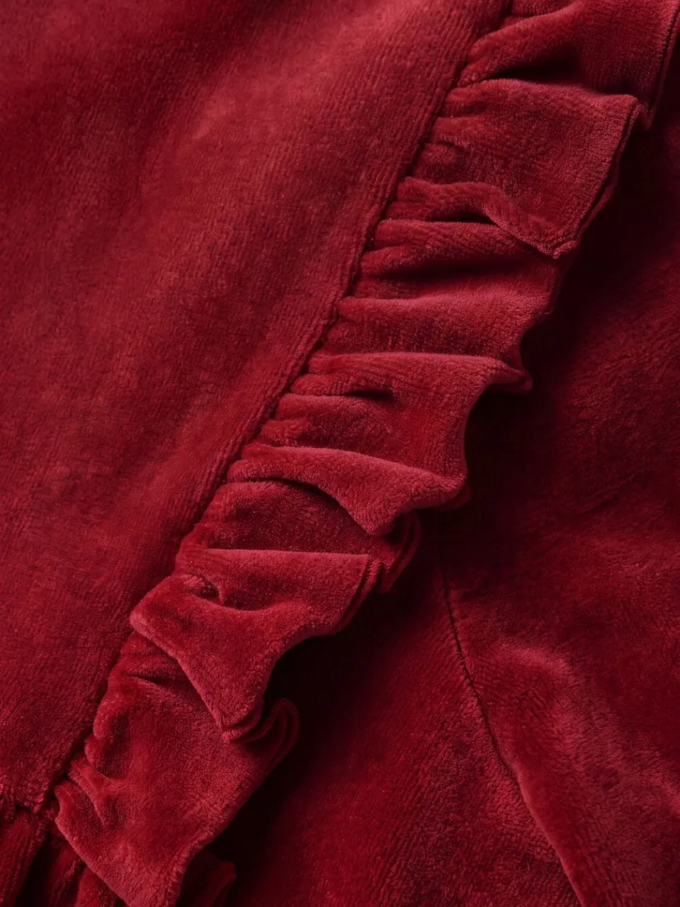 Lil' Atelier Meisjes Jurken Nmfsaga Sag Ls Dress Lil - Bordeaux, foto 3
