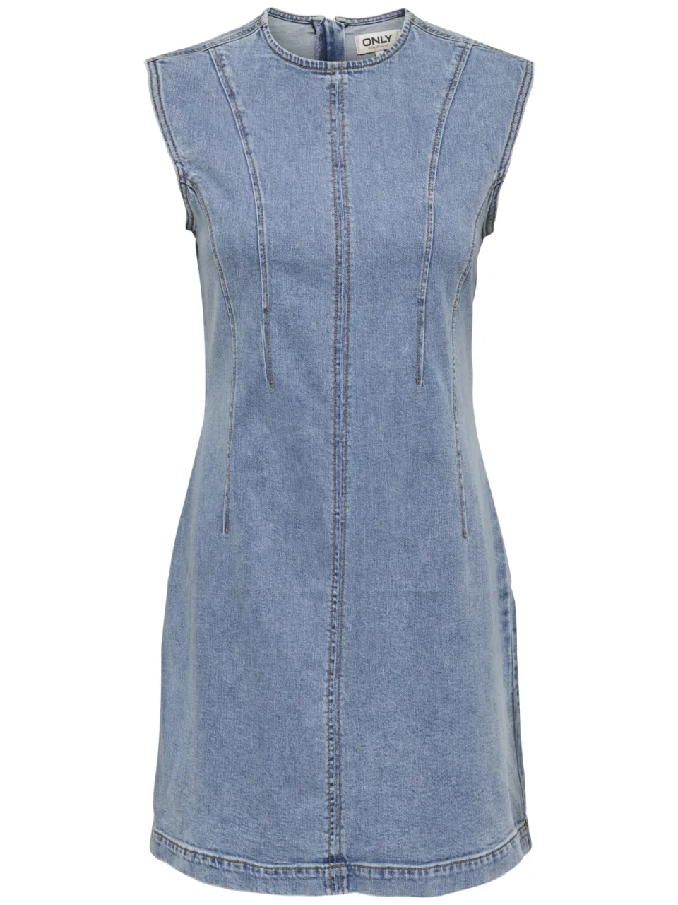 Only spijkerjurk medium blue denim, foto 2