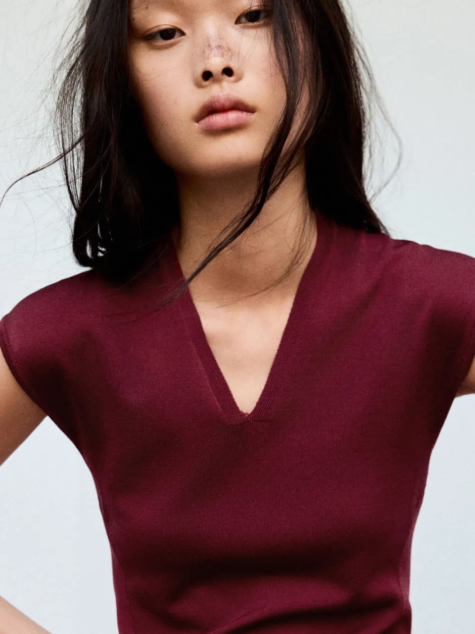 Mango midi zomerjurk - rood, foto 5