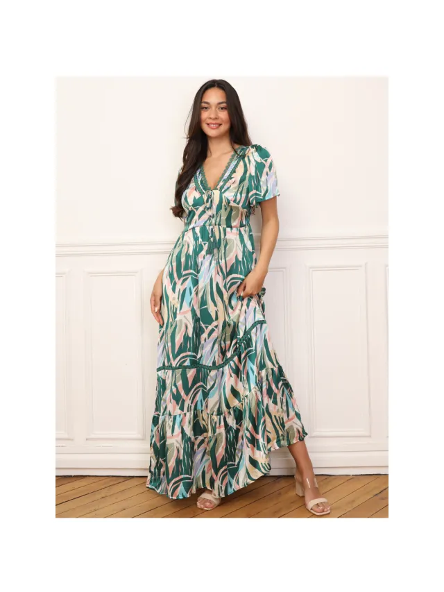 La Modeuse Jurk La Modeuse 71003_P166350 Blauw