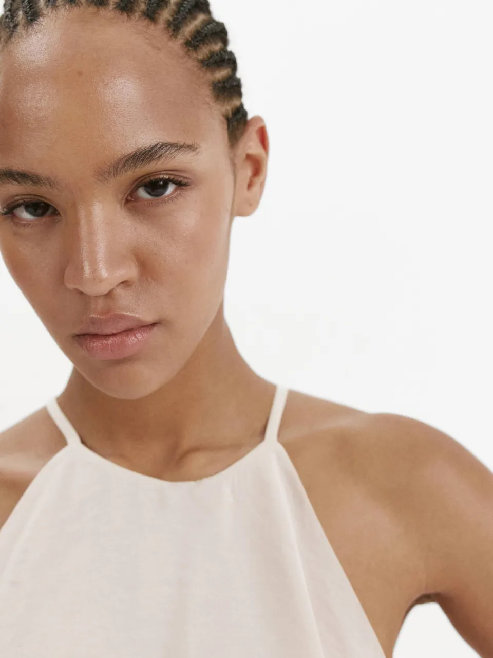 Mango mini halterjurk - beige, foto 5
