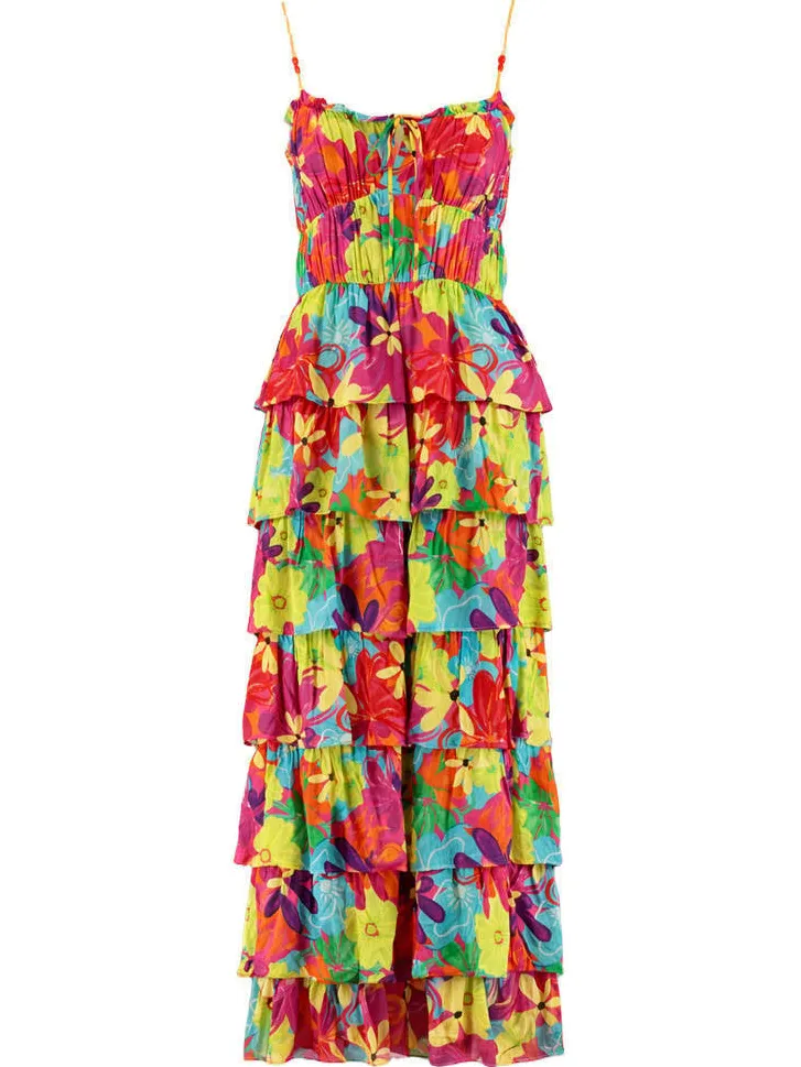 Harper & Yve maxi jurk multi, foto 2