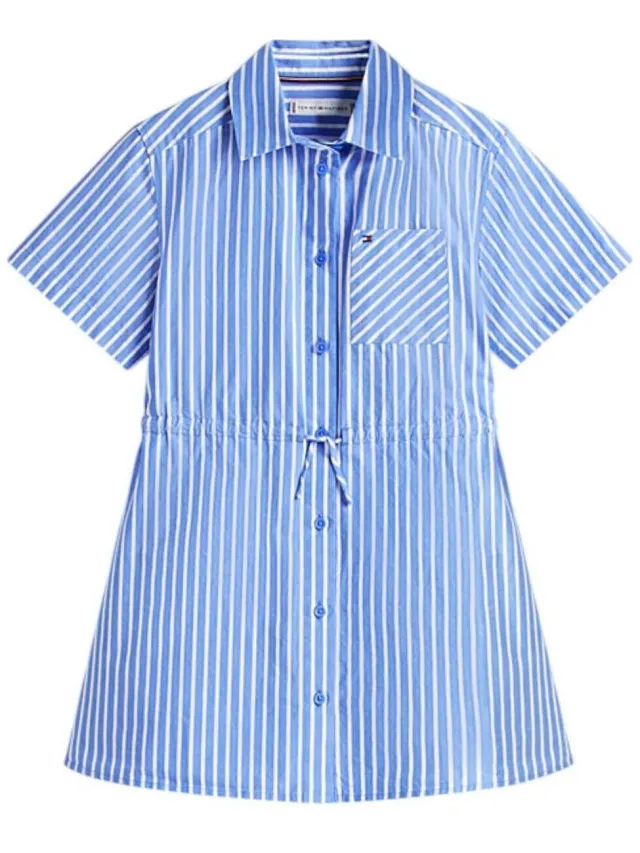 Tommy Hilfiger Korte Jurk Tommy Hilfiger KG0KG09372 C6H Blauw