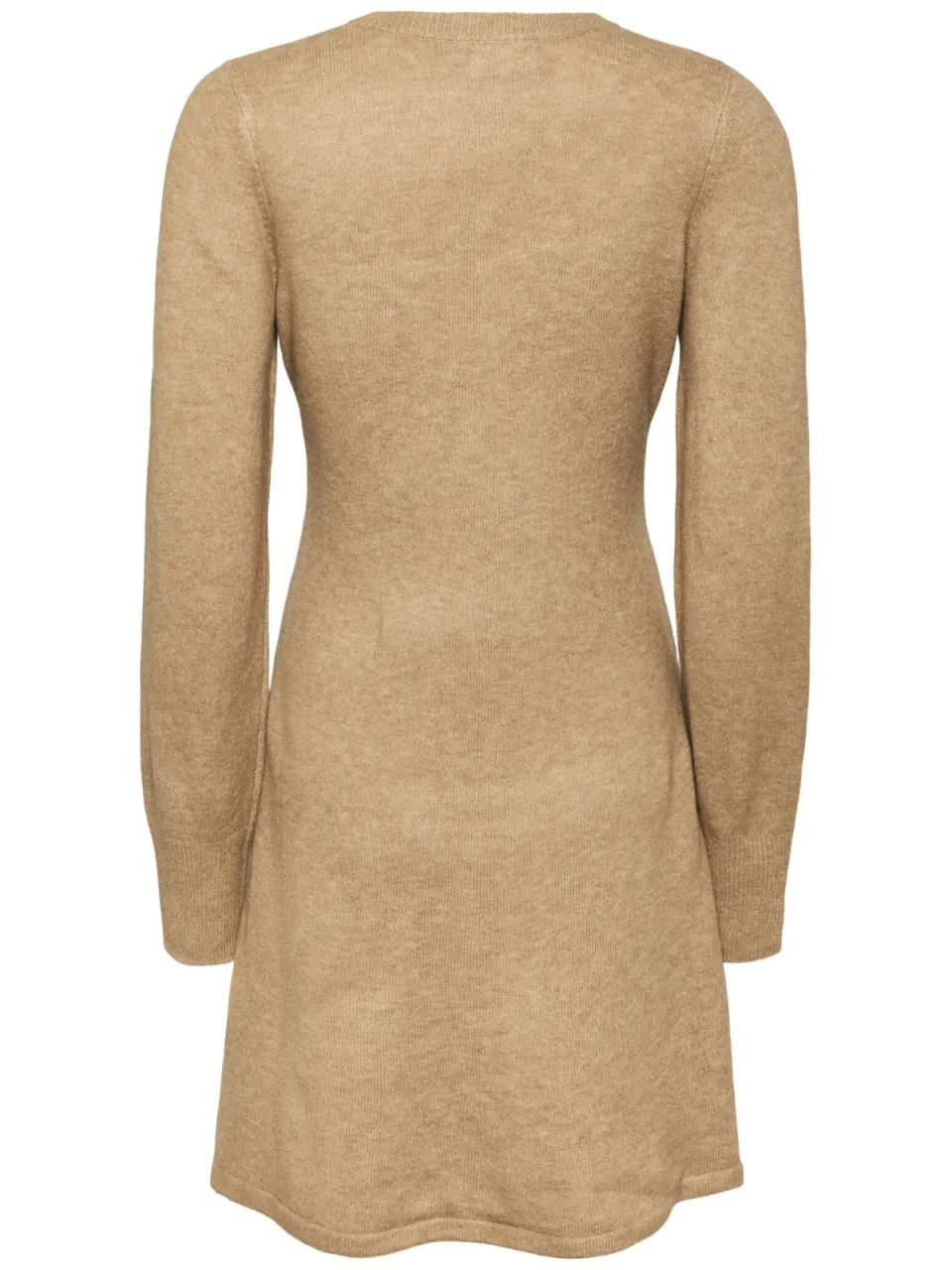 Mamalicious gebreide zwangerschapsjurk beige, foto 3