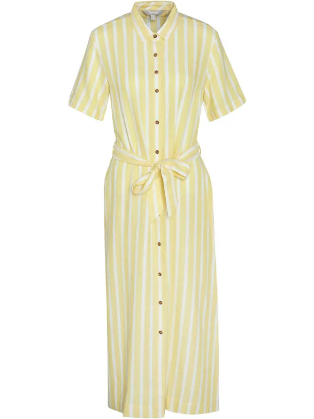 Barbour Jurk Adelaide Maxi Sunray Yellow Stripe