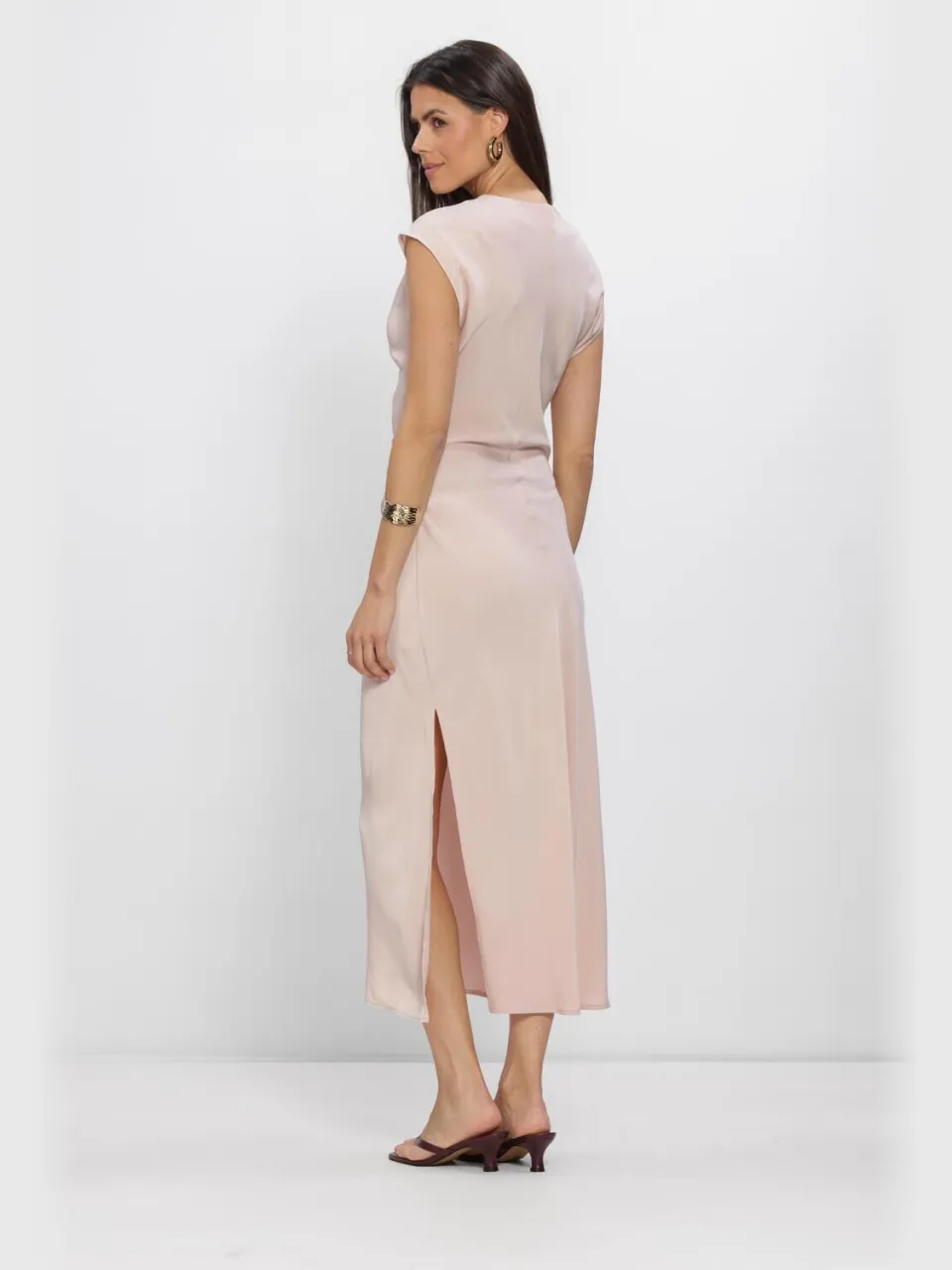 Modström Dames Jurken Tailormd Dress - Lichtroze, foto 3