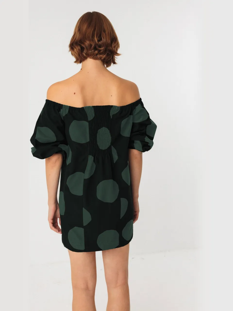 Skfk dames vegan Jurk Silbane Groen Zwart, foto 2