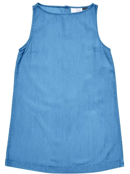 Mazine Women's Denim Mini-Dress - Jurk, blauw