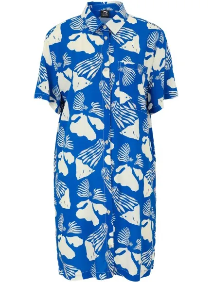 Iriedaily Women's Lucie Shirt Dress - Jurk, blauw