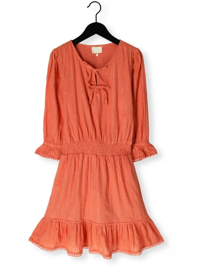 AI&KO Brecht Lurex Co 503 G Jurken Meisjes - Jurk - Oranje