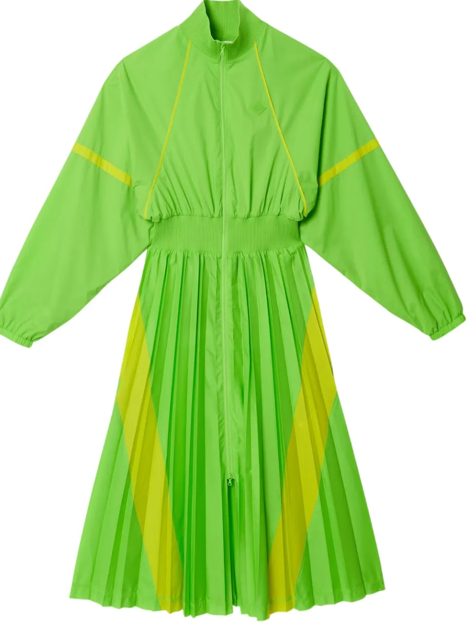 Lacoste Dames Kleurblok Sweatshirt Jurk (Groen), foto 2