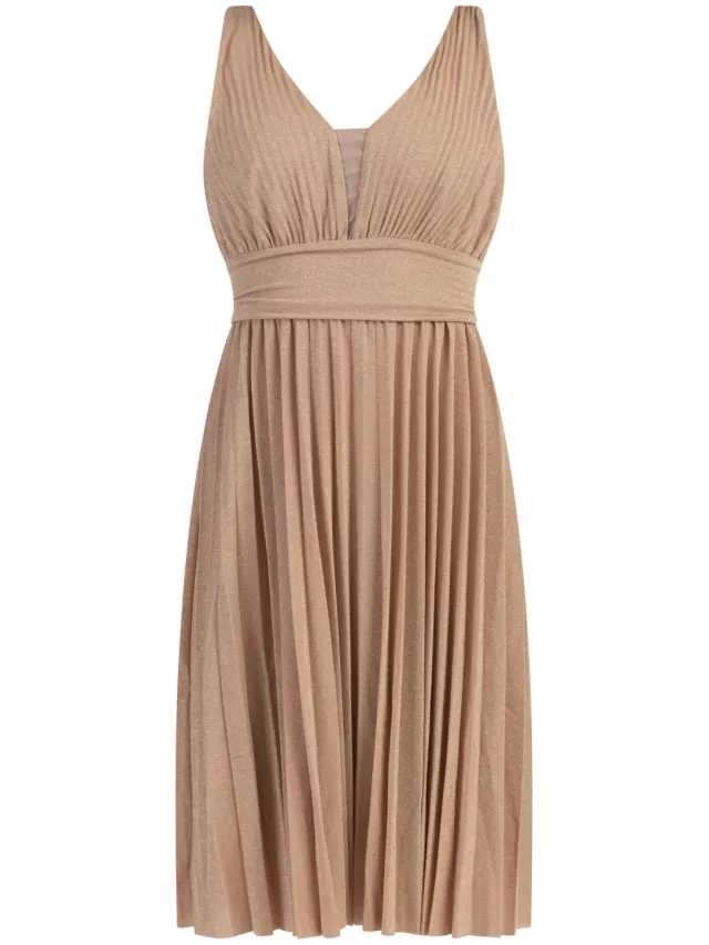 Faina midi-jurk Dames goud, foto 2