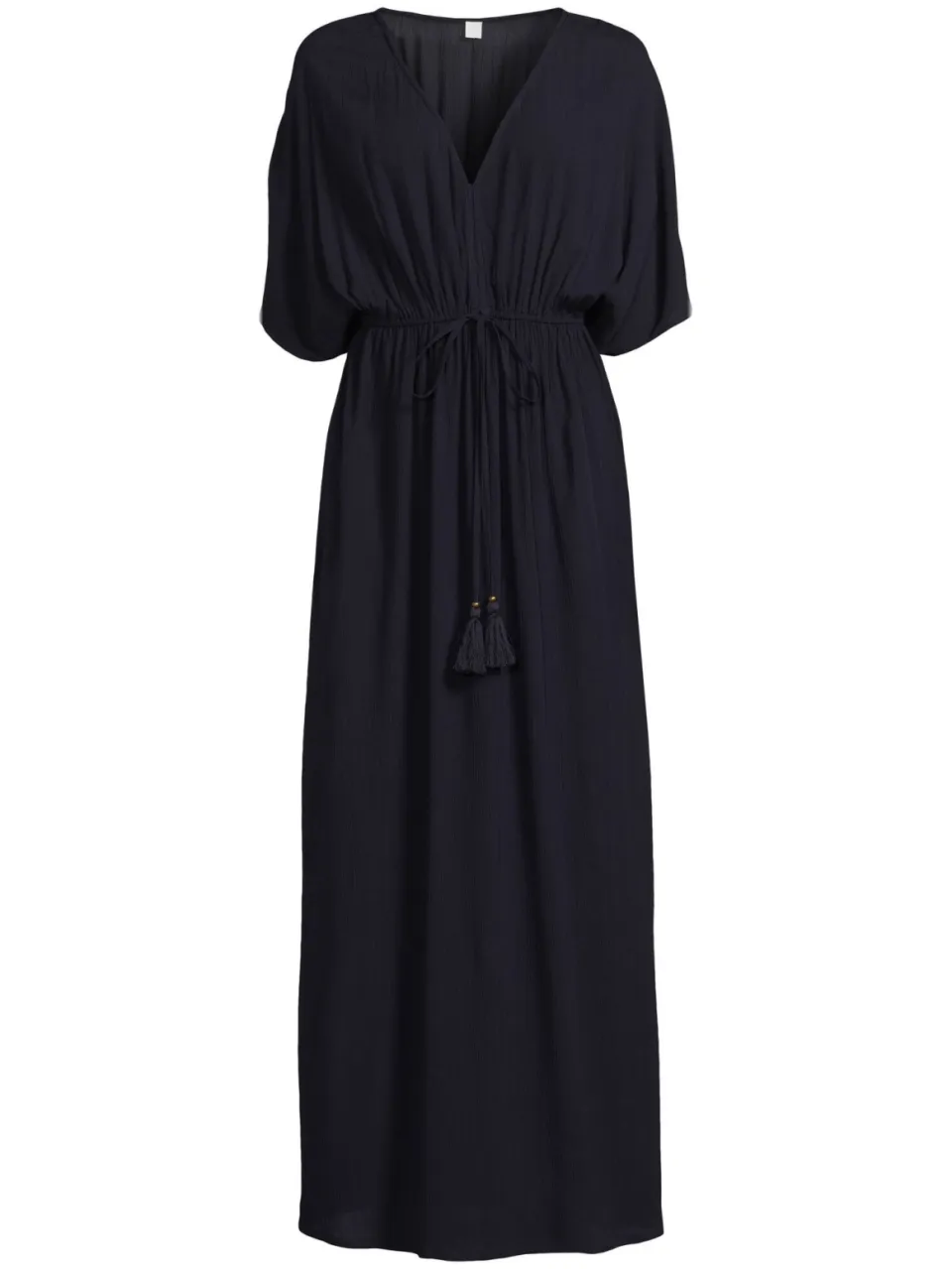 BEACHWAVE crinkle strandjurk donkerblauw, foto 2