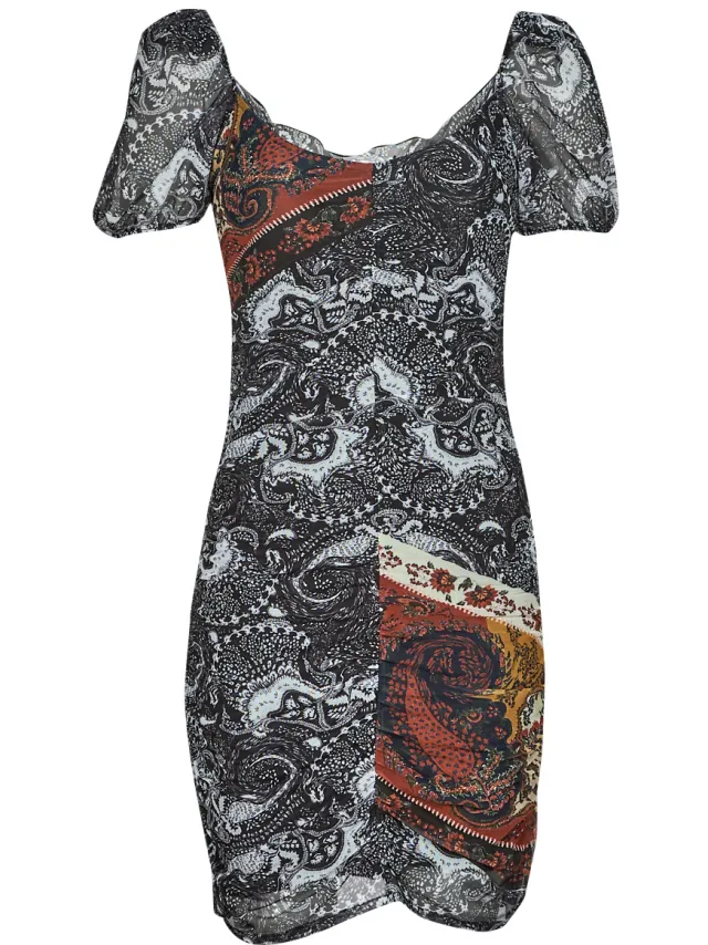 Desigual Korte Jurk Desigual VEST_DEEPTI Multicolour