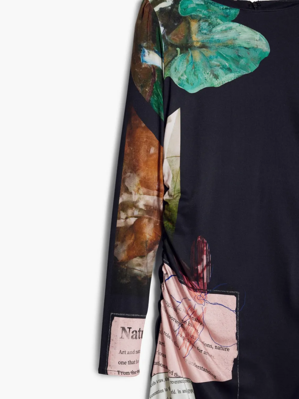Desigual midi jurk zwart, foto 6