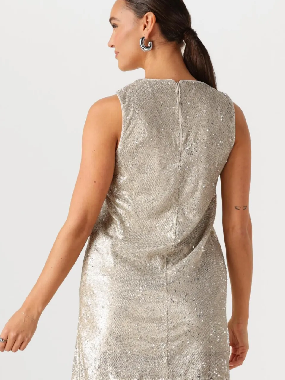 My Essential Wardrobe Dames Jurken Ednamw Dress - Goud, foto 3