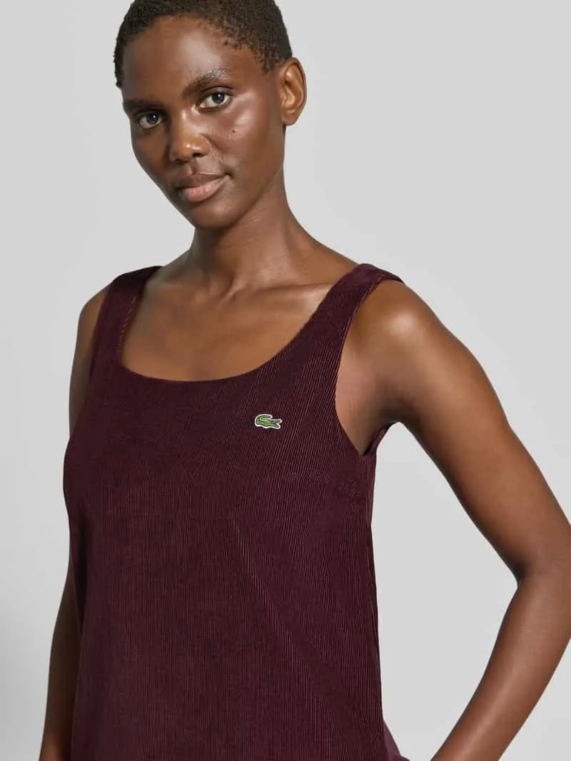 Lacoste Slim fit vrijetijdsjurk van puur katoen bordeaux, foto 5
