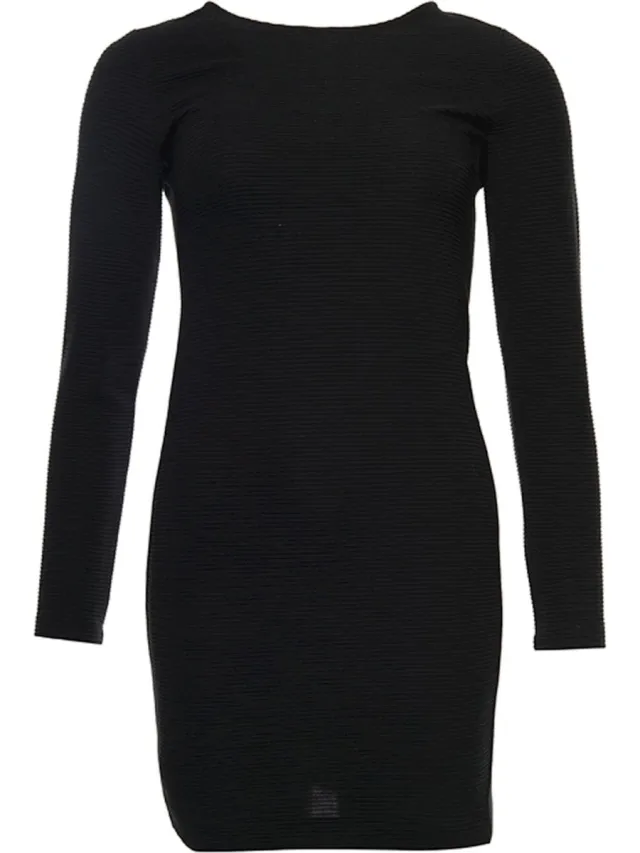 Superdry Ottoman Dames Jurk Black