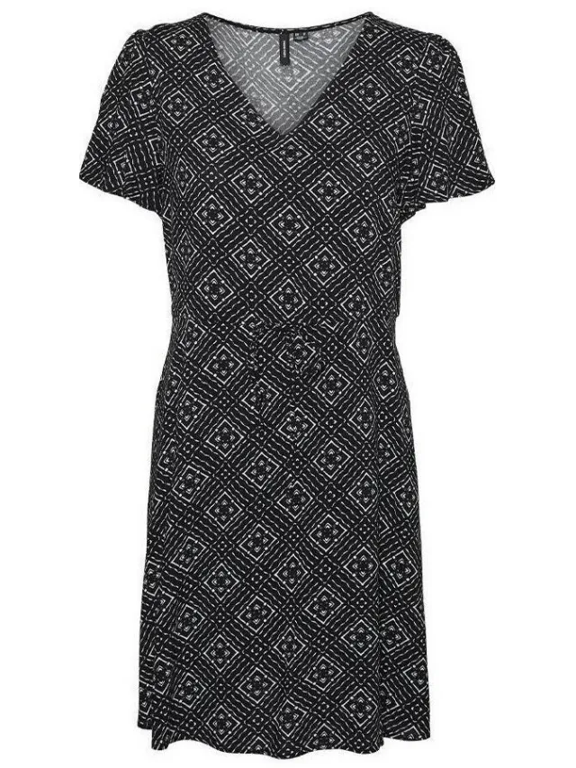 Vero Moda Korte Jurk Vero Moda Vmeasy Joy Zwart