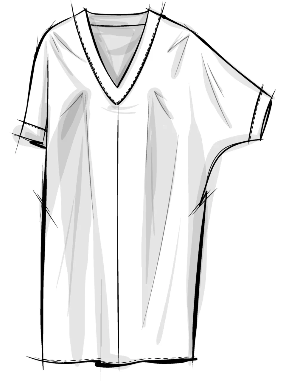 Neu Nomads dames vegan Kaftan Francine Wit, foto 2