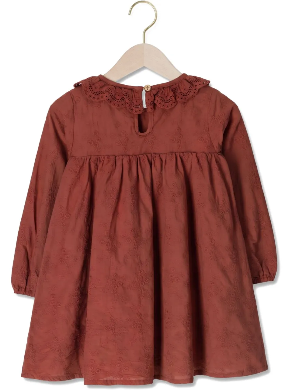 Lil' Atelier Meisjes Jurken Nmfnopa Ls Loose Dress Lil - Rood, foto 2