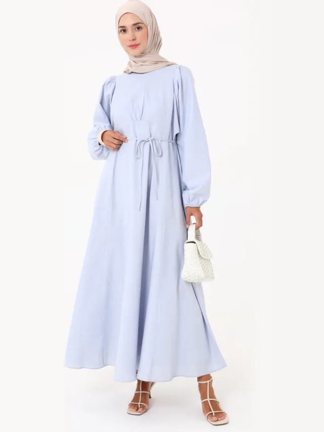 Refka Modest Dress Refka Lichtblauw