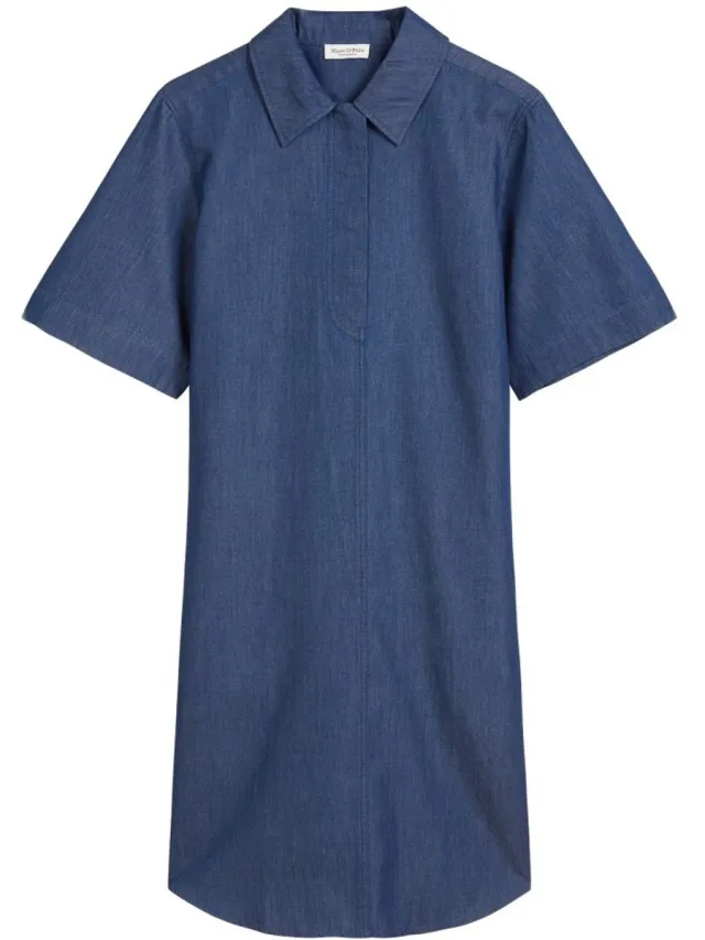 Marc O'Polo Korte rechte jurk voor dames Marc O'Polo Blauw