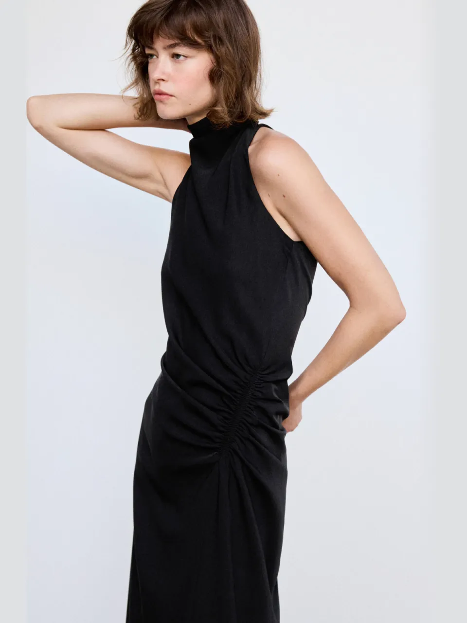 Mango midi jurk - zwart, foto 2
