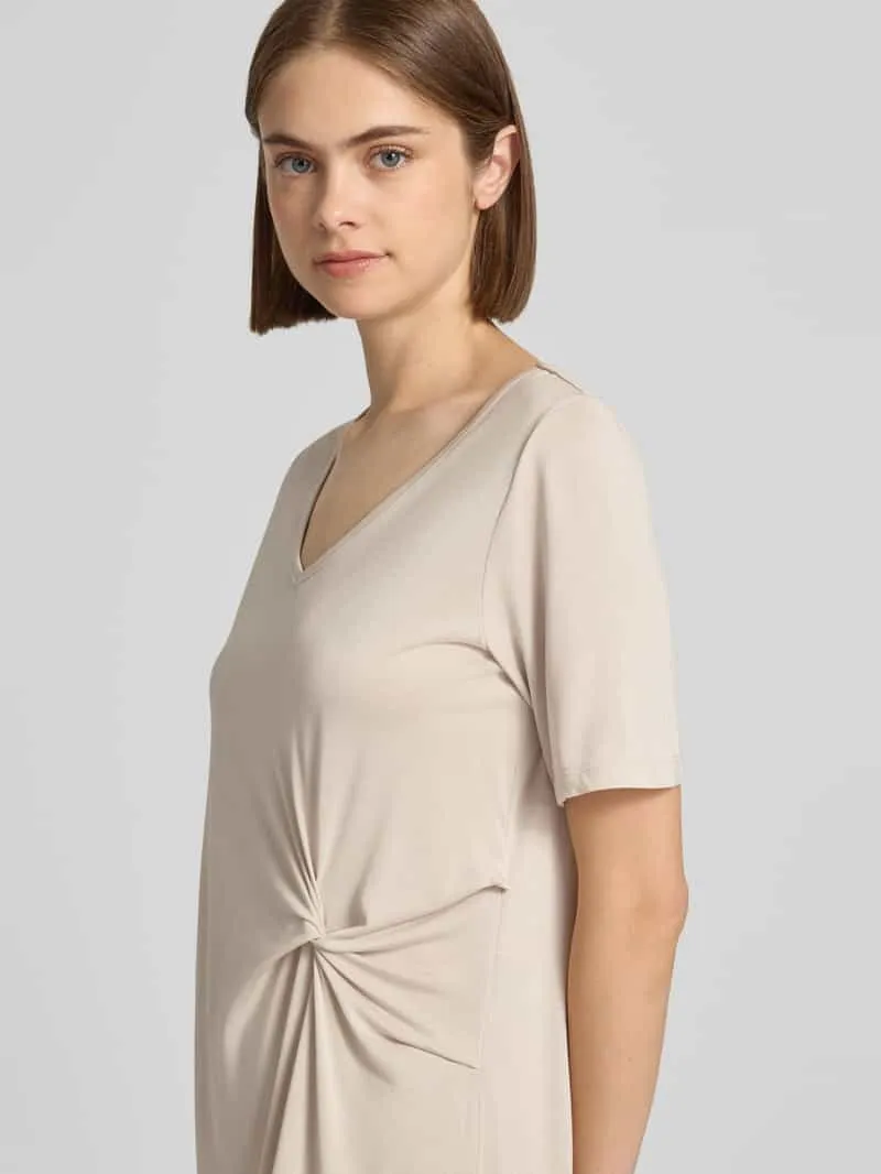 Pieces regular fit vrijetijdsjurk van viscosemix model 'ANORA' beige, foto 5