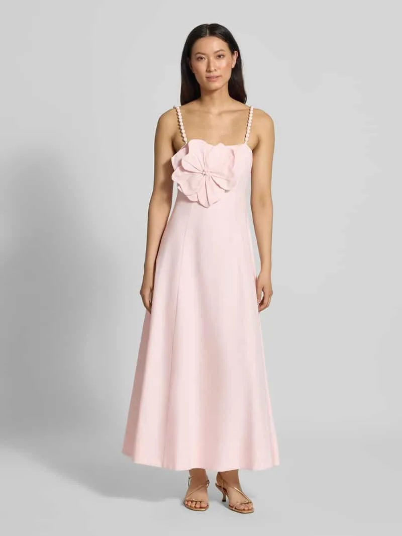 Forever New Avondjurk van mix van linnen en viscose model 'Nicolette' Roze