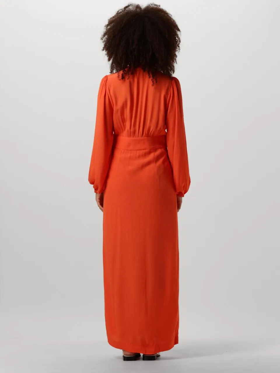 SECOND FEMALE Dames Jurken Emuanuelle Slim Dress - Oranje, foto 3