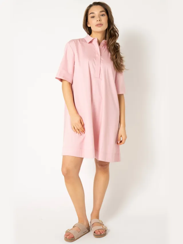 Est'seven Beyza midi jurk roze