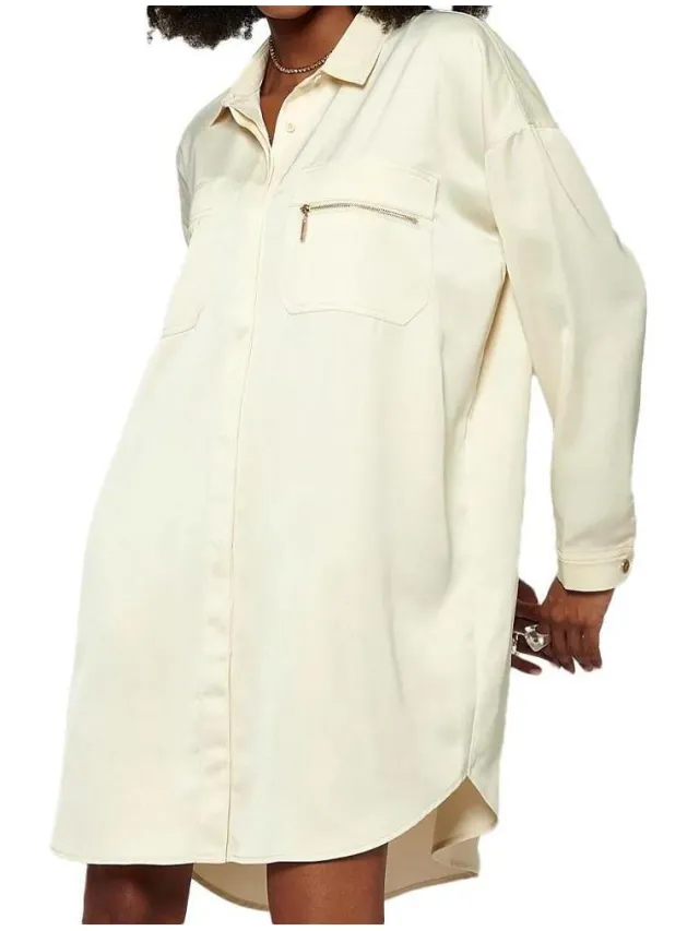 Kaporal Korte Jurk Kaporal SIREN Beige